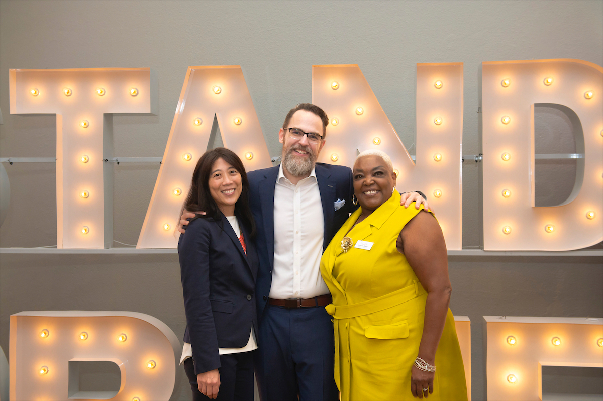 mike howard with annette bailey and annelai