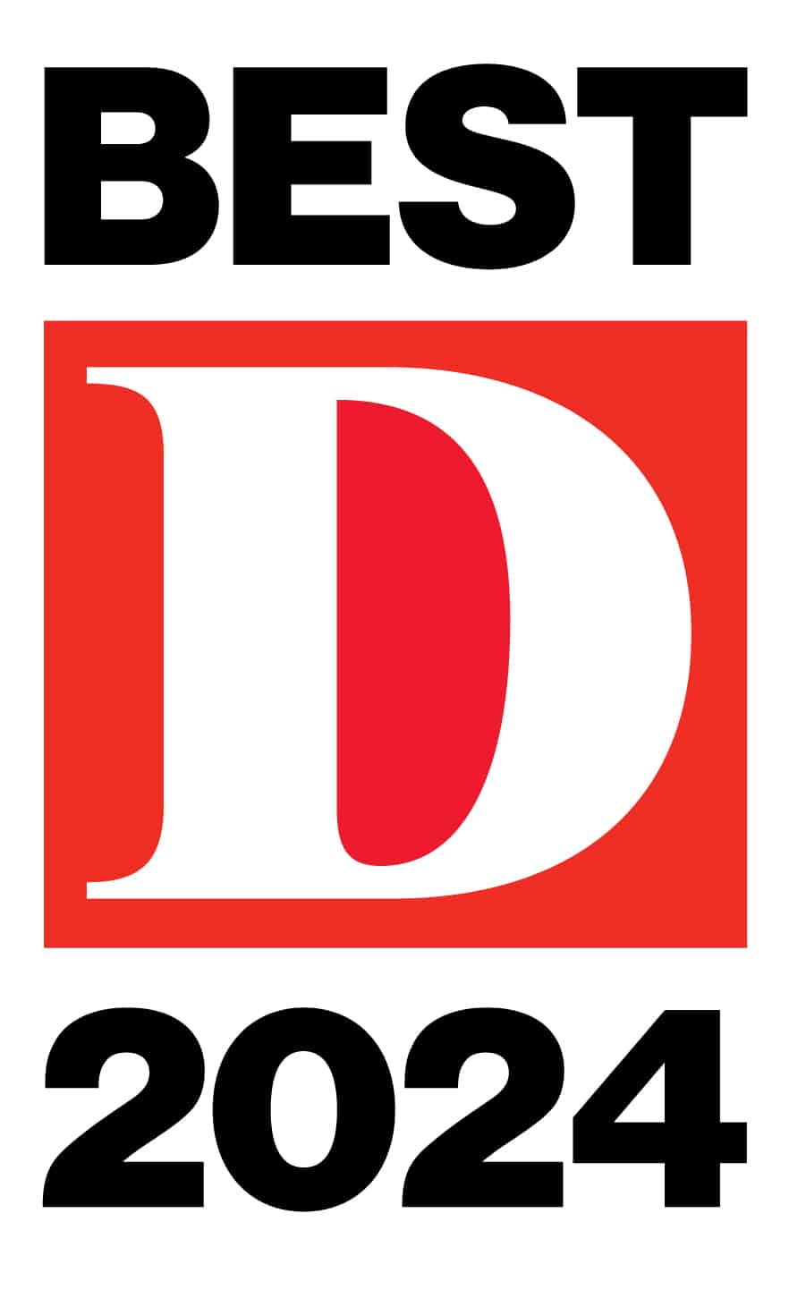 D Magazine best lawyers in Dallas award logo